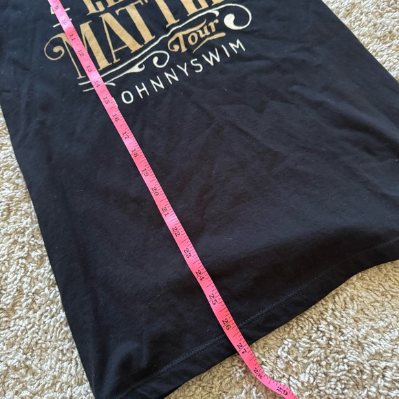 If It Matters Let it Matter Tour Johnny Swim Short Sleeve Tee Shirt Womens Small - Picture 4 of 6